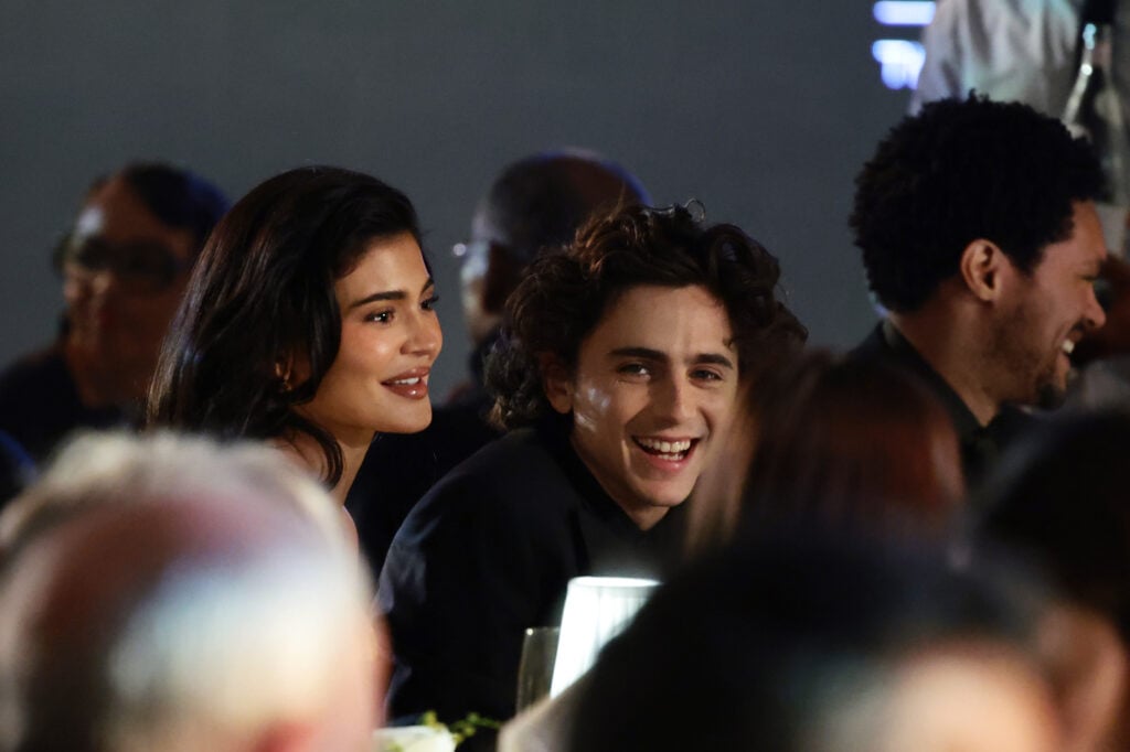 Timothee Chalamet and Kylie Jenner in November 2023.