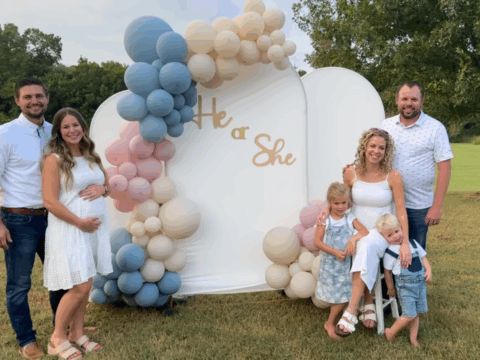 Stephen Wissmann, Jana Duggar, Abbie Burnett, and John David Duggar in autumn 2025.