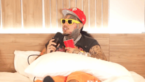 Tekashi 6ix9ine on a podcast.