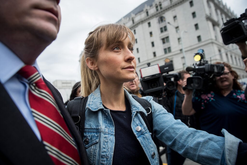 Allison Mack in April 2018.