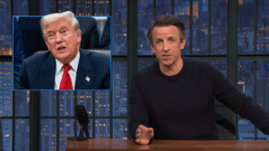 Seth Meyers has to discuss Donald Trump.