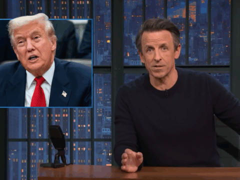 Seth Meyers has to discuss Donald Trump.