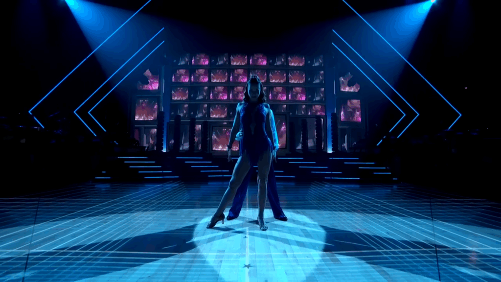 Mark Ballas and Whitney Leavitt on Dancing With The Stars.