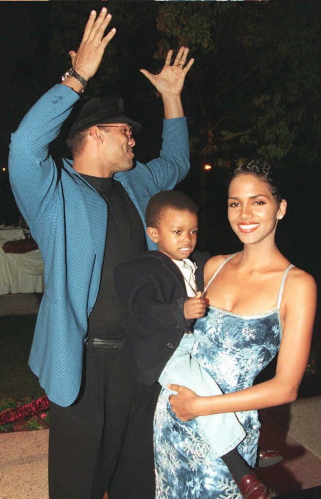 David Justice and Halle Berry.