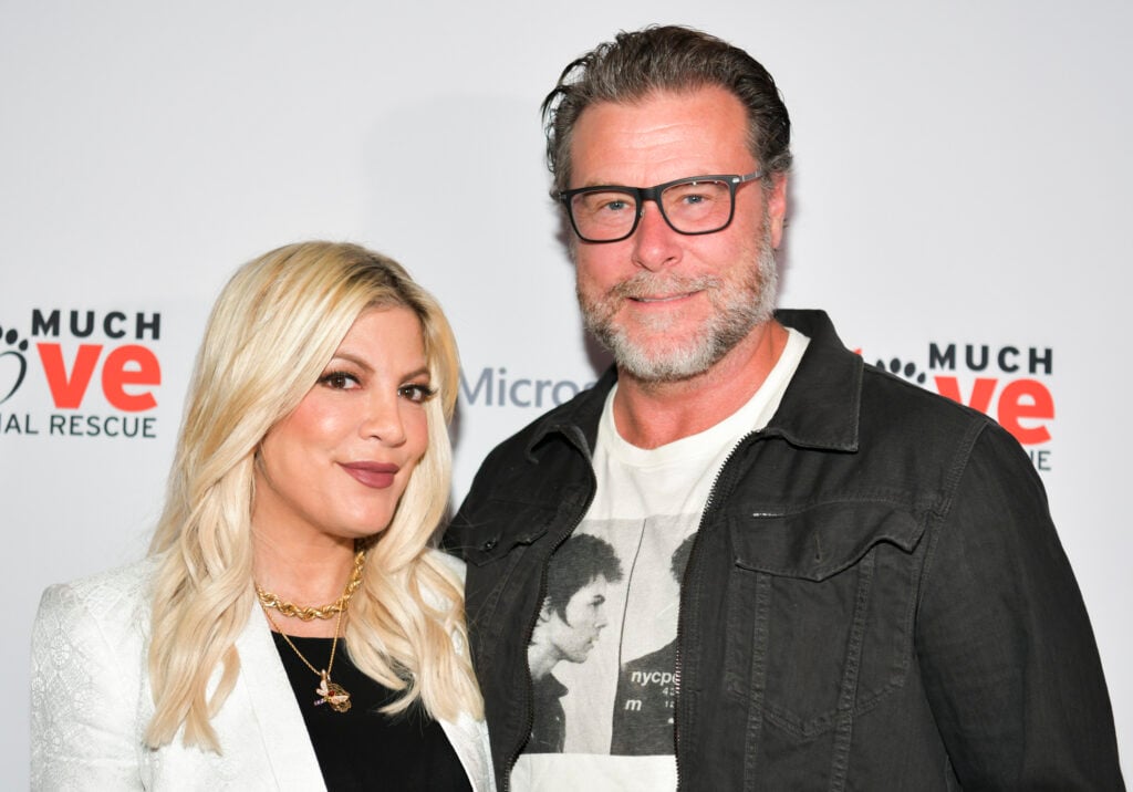 Tori Spelling and Dean McDermott when they were still together.