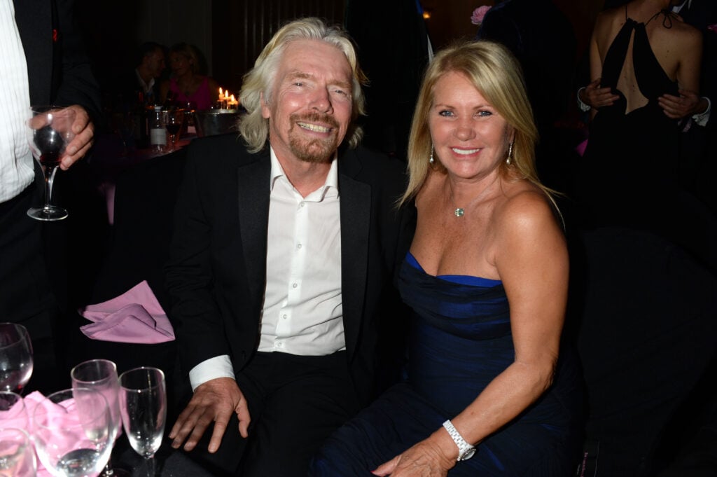 Richard Branson and wife Joan in 2013.