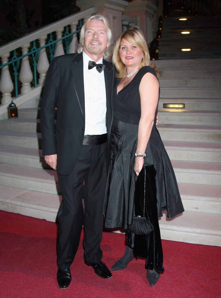 Richard Branson and wife Joan in 2008.