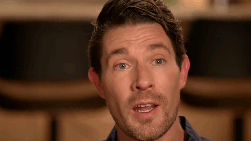 Garrick Merrifield talks to the camera.