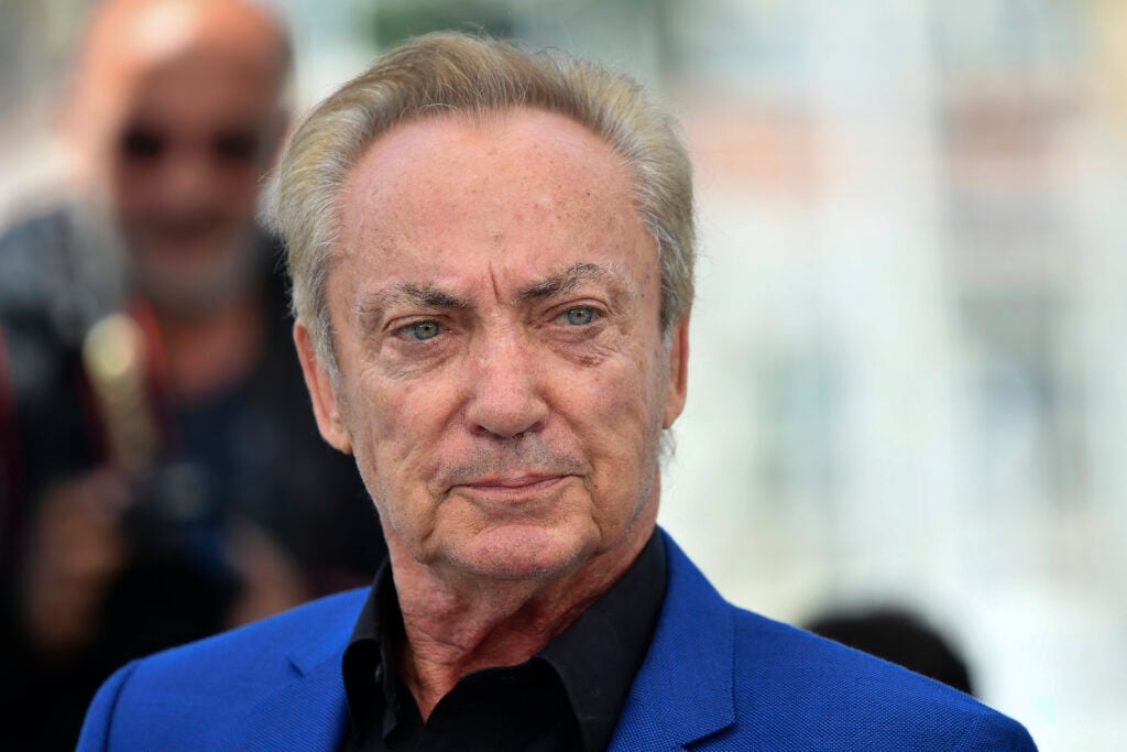 De Duitse acteur Udo Kier poseert tijdens een photocall voor de film