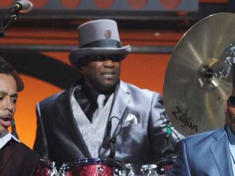 Morris Day, Jellybean Johnson and Jerome Benton of The Original 7 performs during the 2011 Soul Train Awards at The Fox Theatre on November 17, 2011 in Atlanta, Georgia.
