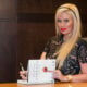 Former adult actress Jenna Jameson signs copies of her new book 'Sugar' at Barnes & Noble bookstore at The Grove on October 25, 2013 in Los Angeles, California.