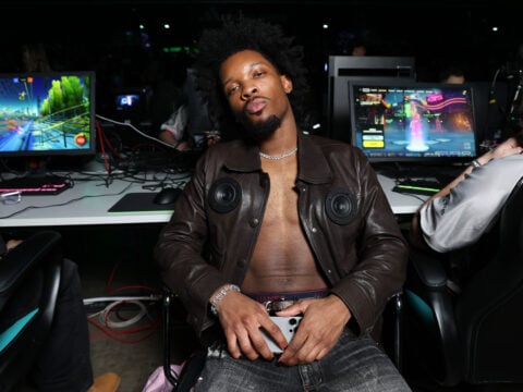 d4vd attends the Coperni Womenswear Fall/Winter 2025-2026 show as part of Paris Fashion Week at Adidas Arena on March 09, 2025 in Paris, France.