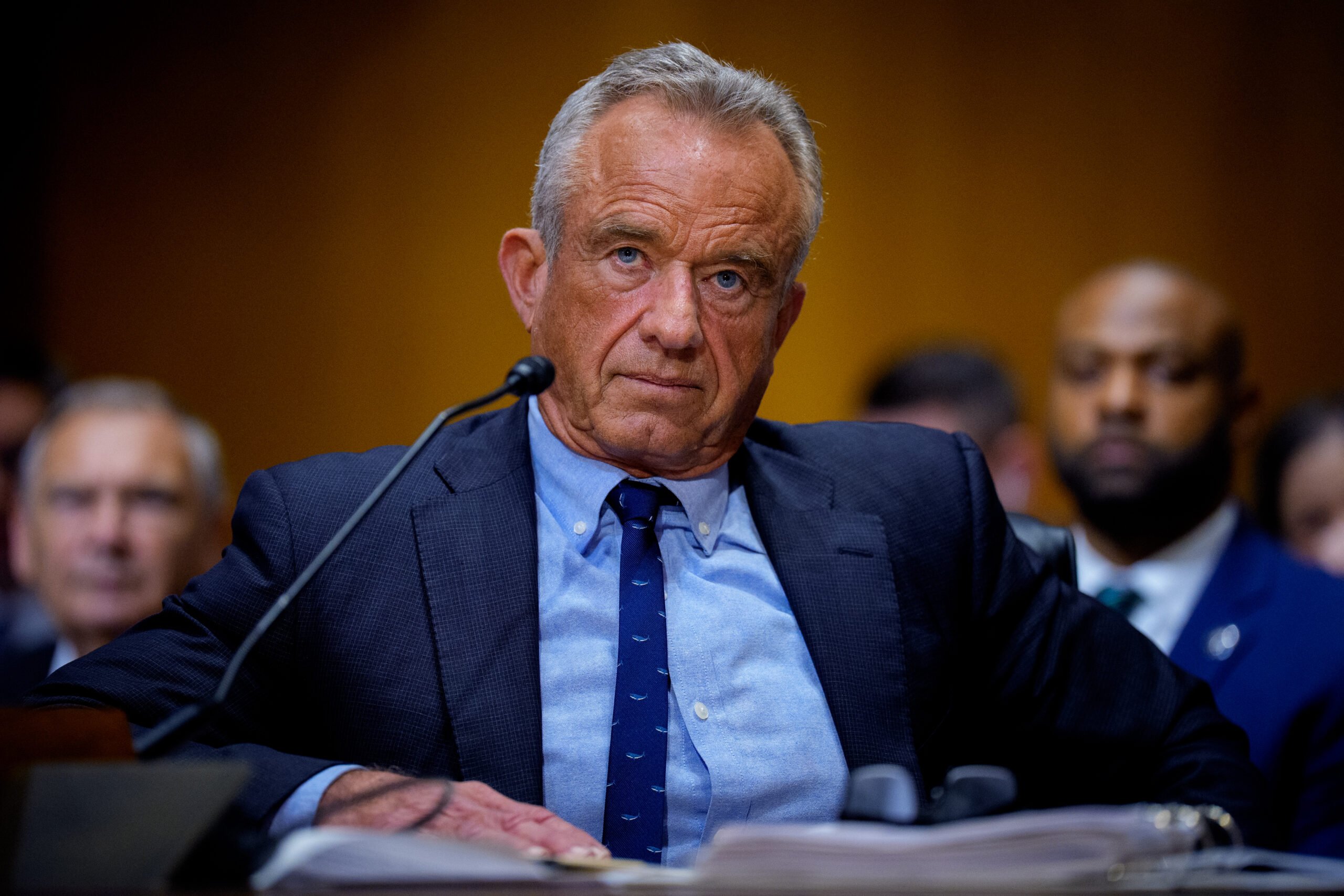 Health and Human Services Secretary Robert Kennedy Jr. appears before the Senate Finance Committee at the Dirksen Senate Office Building on September 04, 2025 in Washington, DC.