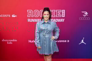 Jenelle Evans attends the Haddad Fashion Show at Macy's Herald Square on September 18, 2025 in New York City.