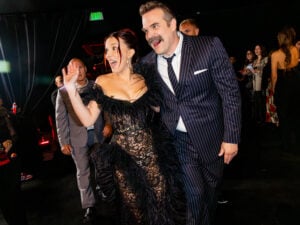 Millie Bobby Brown and David Harbour attend Netflix's "Stranger Things" Season 5 World Premiere at TCL Chinese 6 Theatres on November 06, 2025 in Hollywood, California.