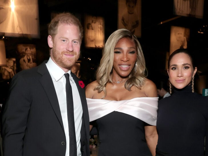 Prince Harry, Duke of Sussex, Serena Williams and Meghan, Duchess of Sussex attend the 2025 Baby2Baby Gala Presented By Paul Mitchell at Pacific Design Center on November 08, 2025 in West Hollywood, California.