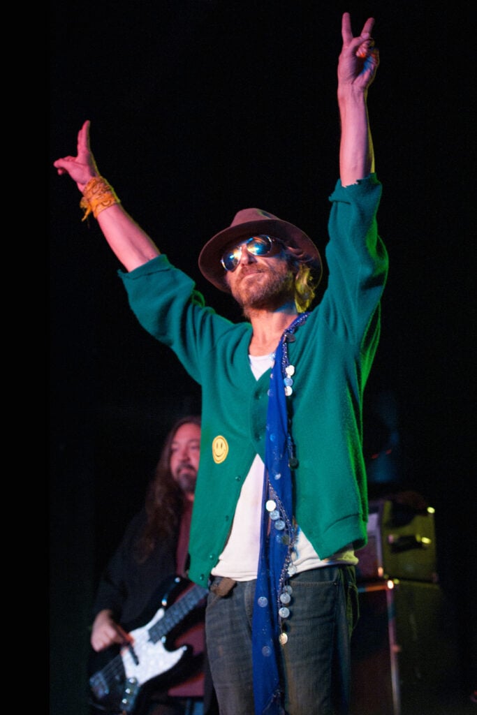 Dave School e Todd Schneider do Todd Schneider & Friends se apresentam no Canary em 17 de setembro de 2014 em Nashville, Tennessee.