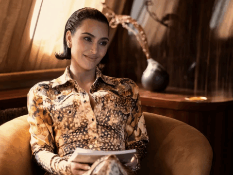 Kim Kardashian in a scene from her new Hulu series, 'All's Fair.'