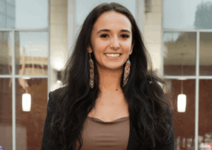 Natalie Greene has been accused of staging an anti-Trump attack.