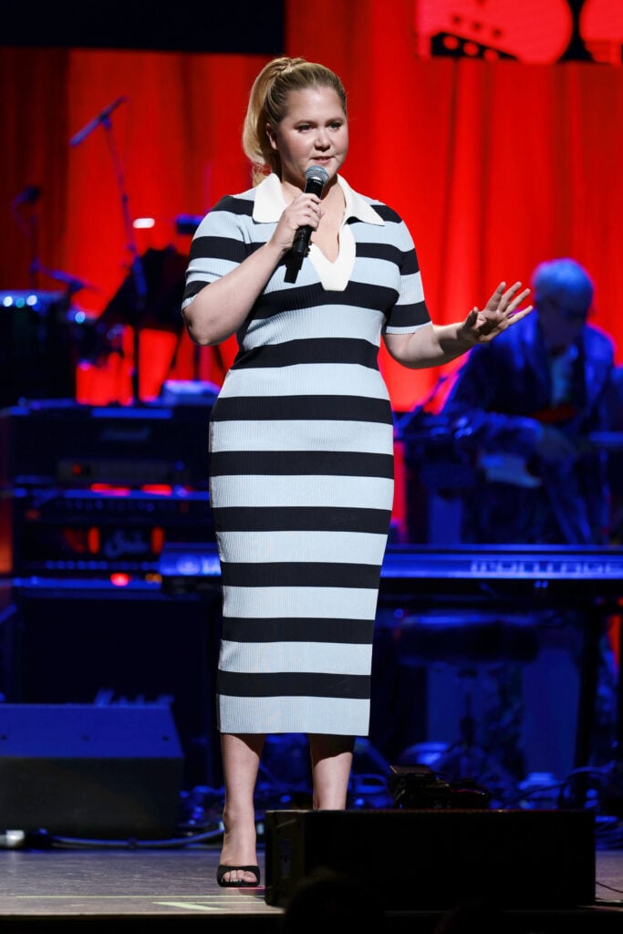 Amy Schumer in late winter 2025, weeks before the start of spring.