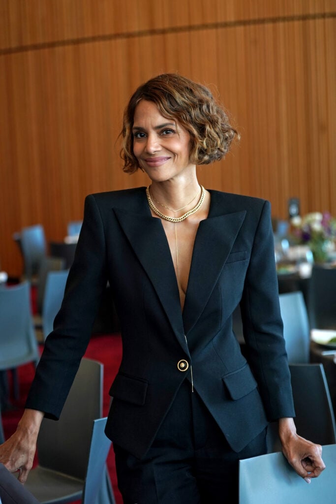 Halle Berry at a conference in December 2025.