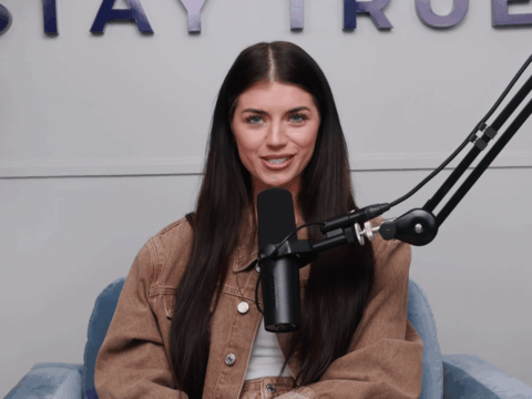 Madison Prewett on her podcast.