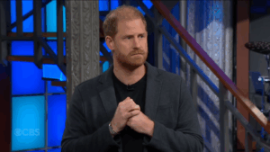 Prince Harry on 'The Late Show'