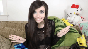 A goth girl photo of Eugenia Cooney.