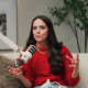 Jinger Duggar makes an unusual facial expression on her podcast.