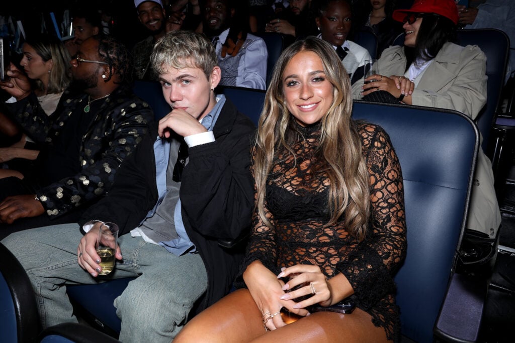 Tate McRae and The Kid LAROI in 2024.