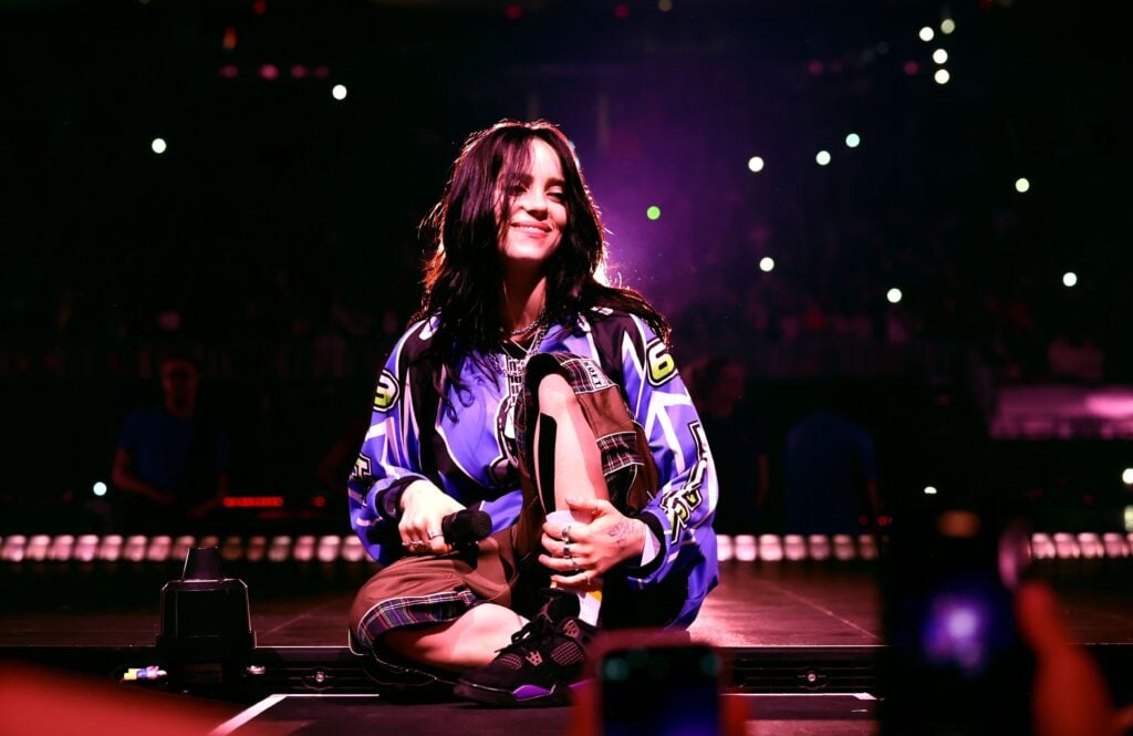 Billie Eilish on October 9, 2025.