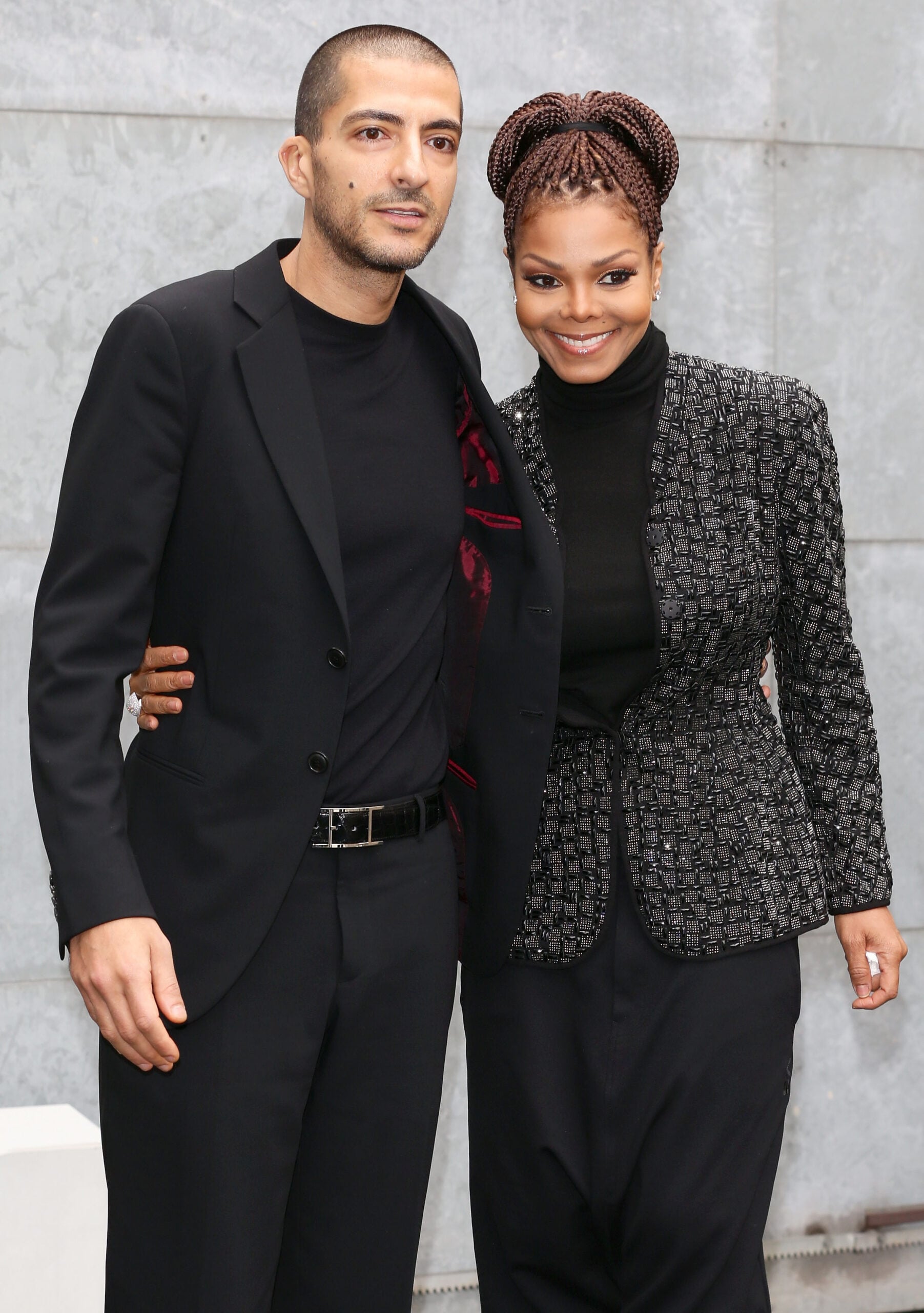 Wissam Al Mana and Janet Jackson in February 2013.