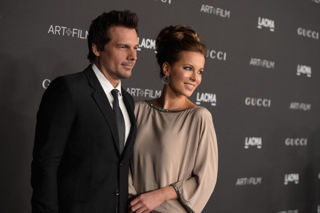 Len Wiseman and Kate Beckinsale in 2014.