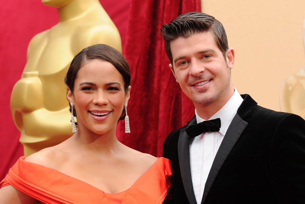 Paula Patton and Robin Thicke in 2010.