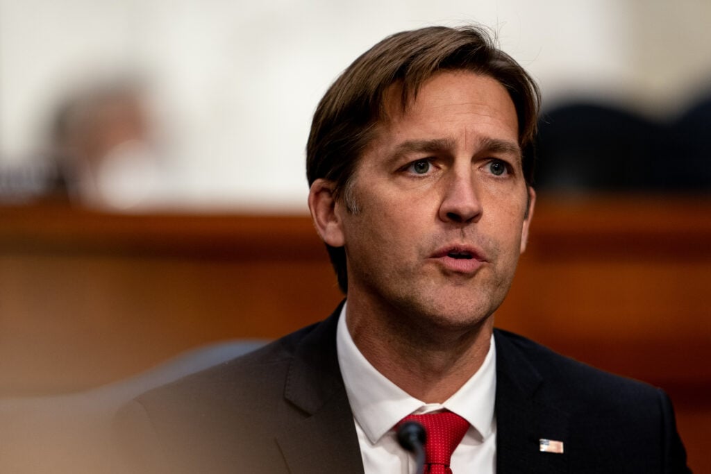 U.S. Sen. Ben Sasse (R-NE) speaks during Supreme Court Justice nominee Judge Amy Coney Barrett's Senate Judiciary Committee confirmation hearing for Supreme Court Justice in the Hart Senate Office Building on October 12, 2020 in Washington, DC. 