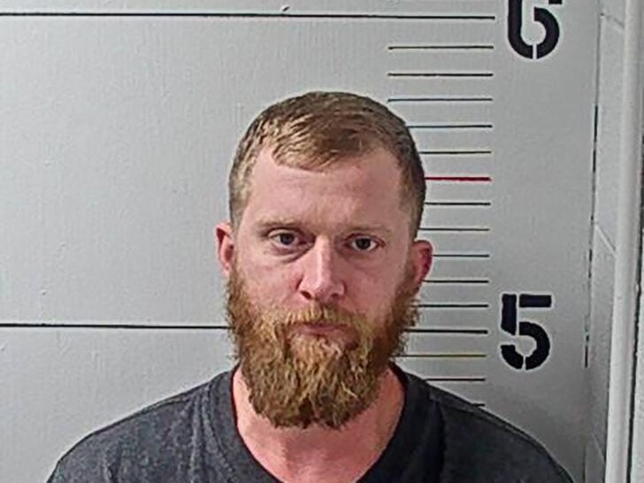 In this handout photo provided by the Rutherford County Adult Detention Center, Kyle Chrisley is seen in a police booking photo at the Rutherford County Adult Detention Center after his arrest by the Smyrna, Tennessee Police Department on charges for aggravated assault on March 14, 2023 in Murfreesboro, Tennessee.