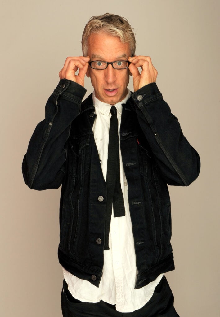 Actor Andy Dick of the film 'Freaky Deaky' visits the Tribeca Film Festival 2012 portrait studio at the Cadillac Tribeca Press Lounge on April 22, 2012 in New York City.