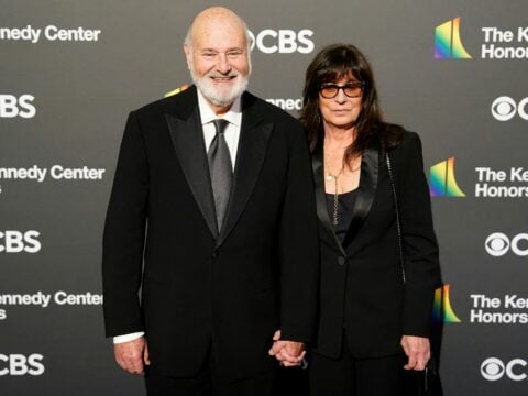 US actor and director Rob Reiner and his wife Michele Reiner attend the 46th Kennedy Center Honors gala at the Kennedy Center for the Performing Arts in Washington, DC, on December 3, 2023.
