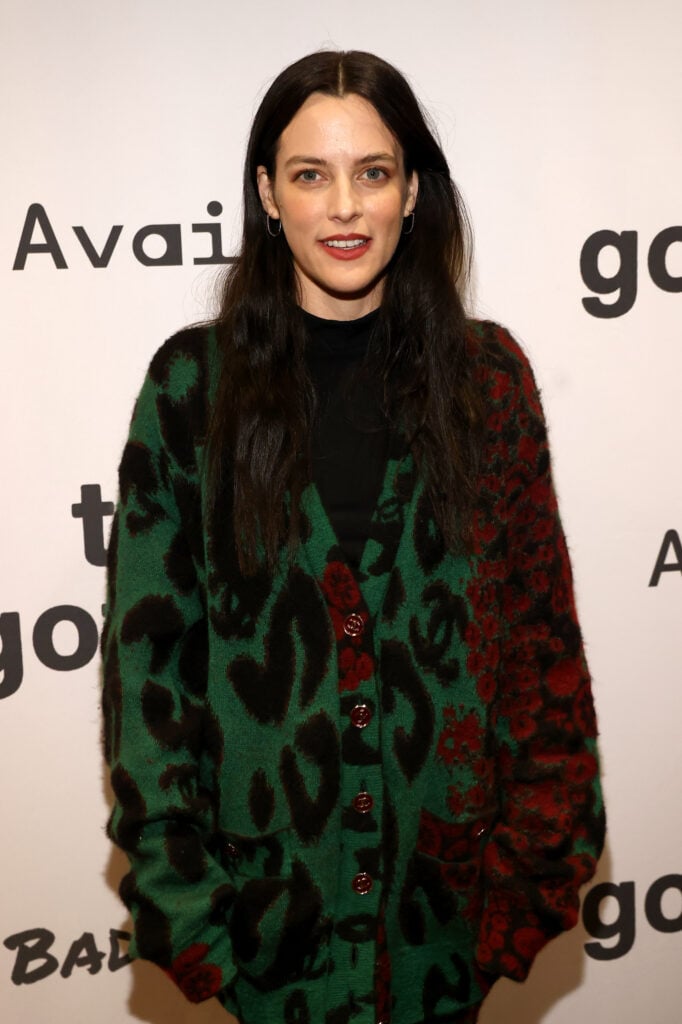 Riley Keough attends the Gotham Sundance Dinner Hosted by Riley Keough And Jeffrey Sharp at Grub Steak on January 20, 2024 in Park City, Utah.