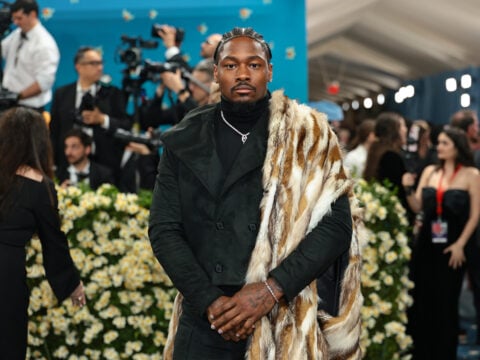 Stefon Diggs attends the 2025 Met Gala Celebrating 