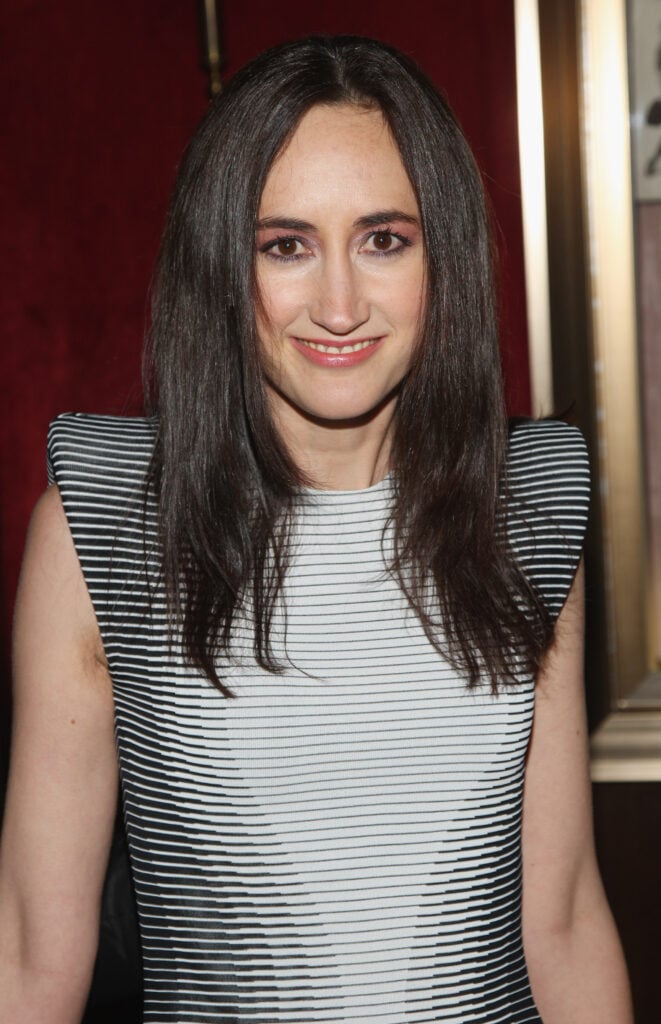Writer Sophie Kinsella attends the premiere of "Confessions of a Shopaholic" at the Ziegfeld Theatre on February 5, 2009 in New York City.