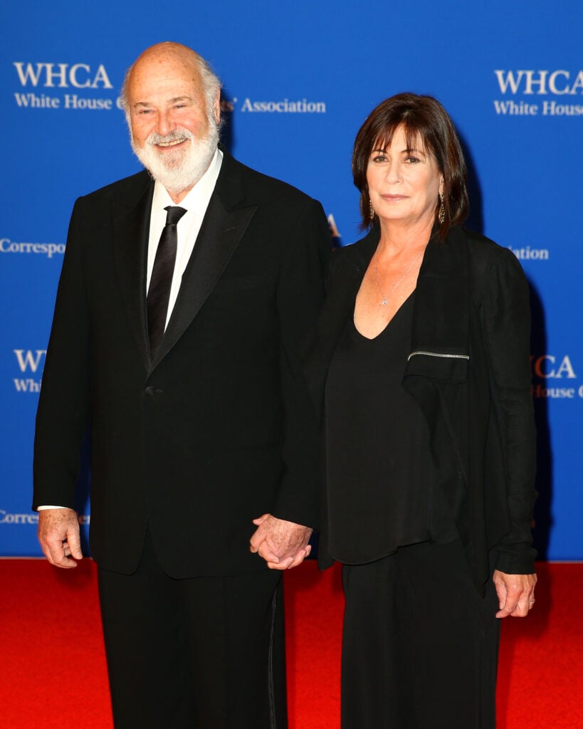 Rob Reiber and Michele Singer Reiner attends the 2018 White House Correspondents' Dinner at Washington Hilton on April 28, 2018 in Washington, DC.