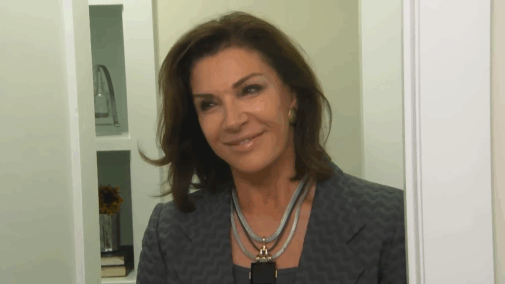 Hilary Farr smiles.