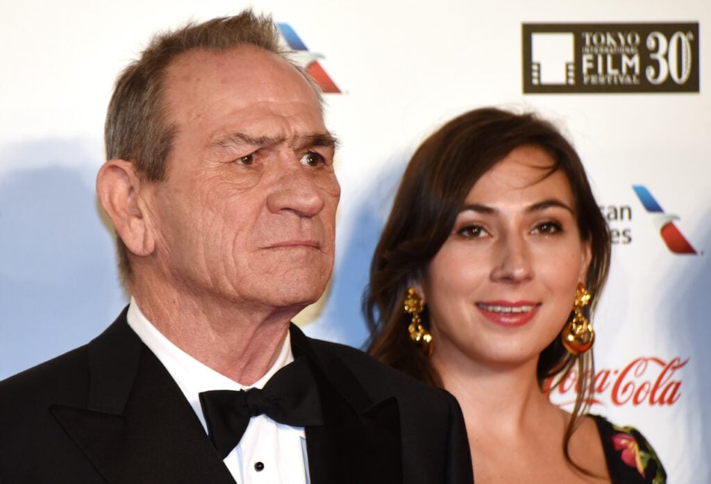 Tommy Lee Jones and daughter Victoria Jones in 2017.