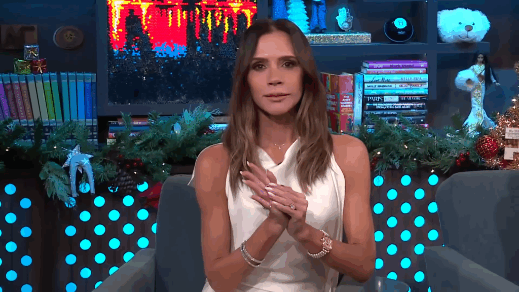 Victoria Beckham on WWHL in 2025.
