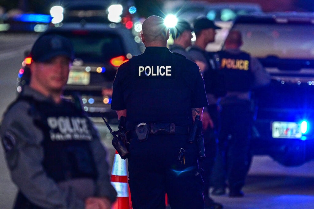 Police in Florida in 2025.