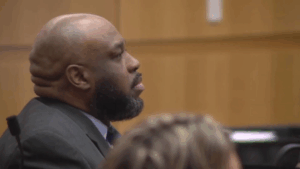 Cleophus Cooksey Jr. in court.