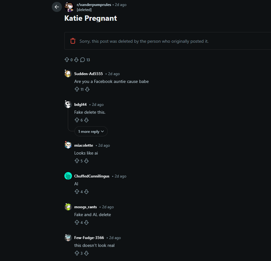 Una captura de pantalla de Reddit en modo oscuro.