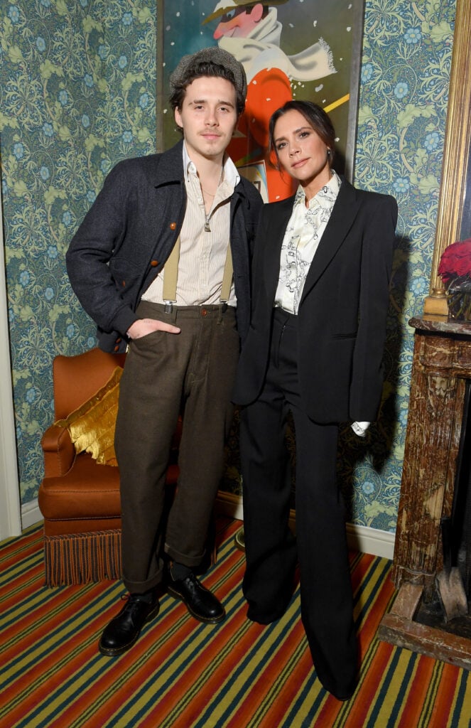 Brooklyn Beckham and Victoria Beckham in 2019.