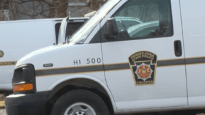 Pennsylvania police van.